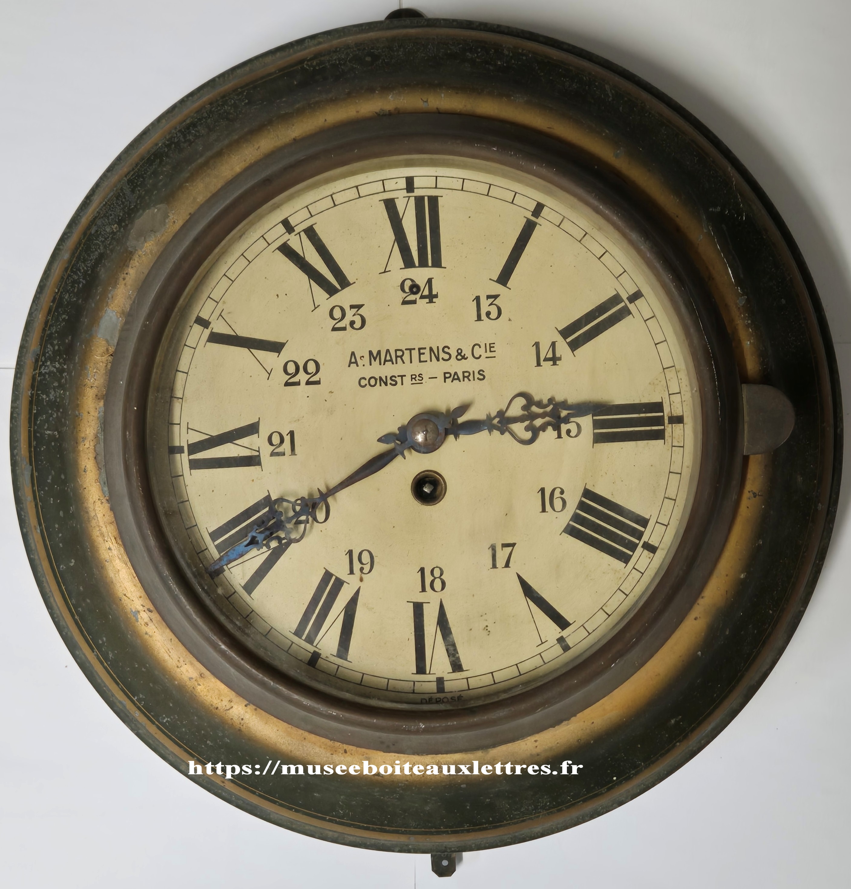 pendule PTT A. Maertens Paris