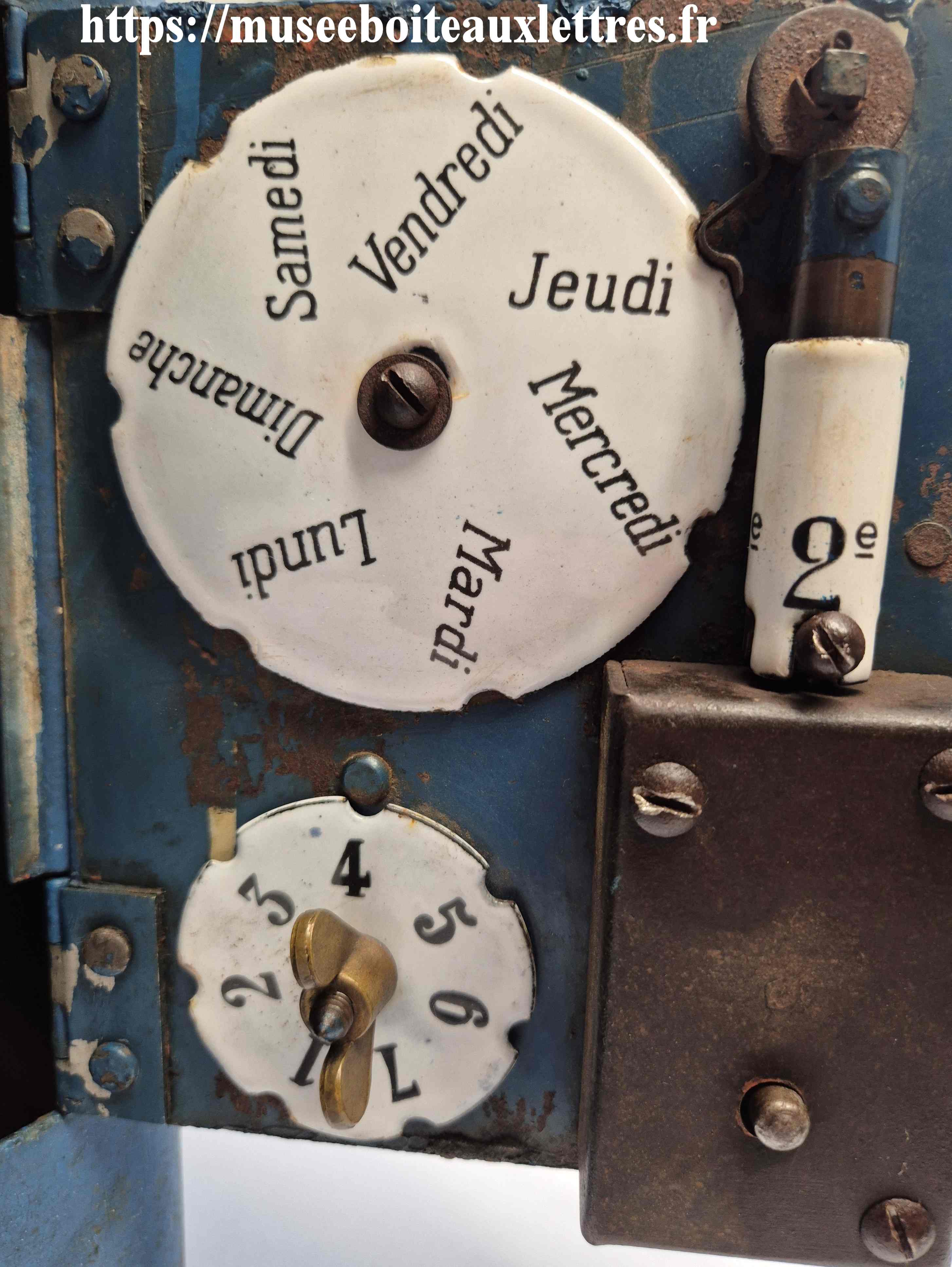 cadrans émaillés boite aux lettres ptt