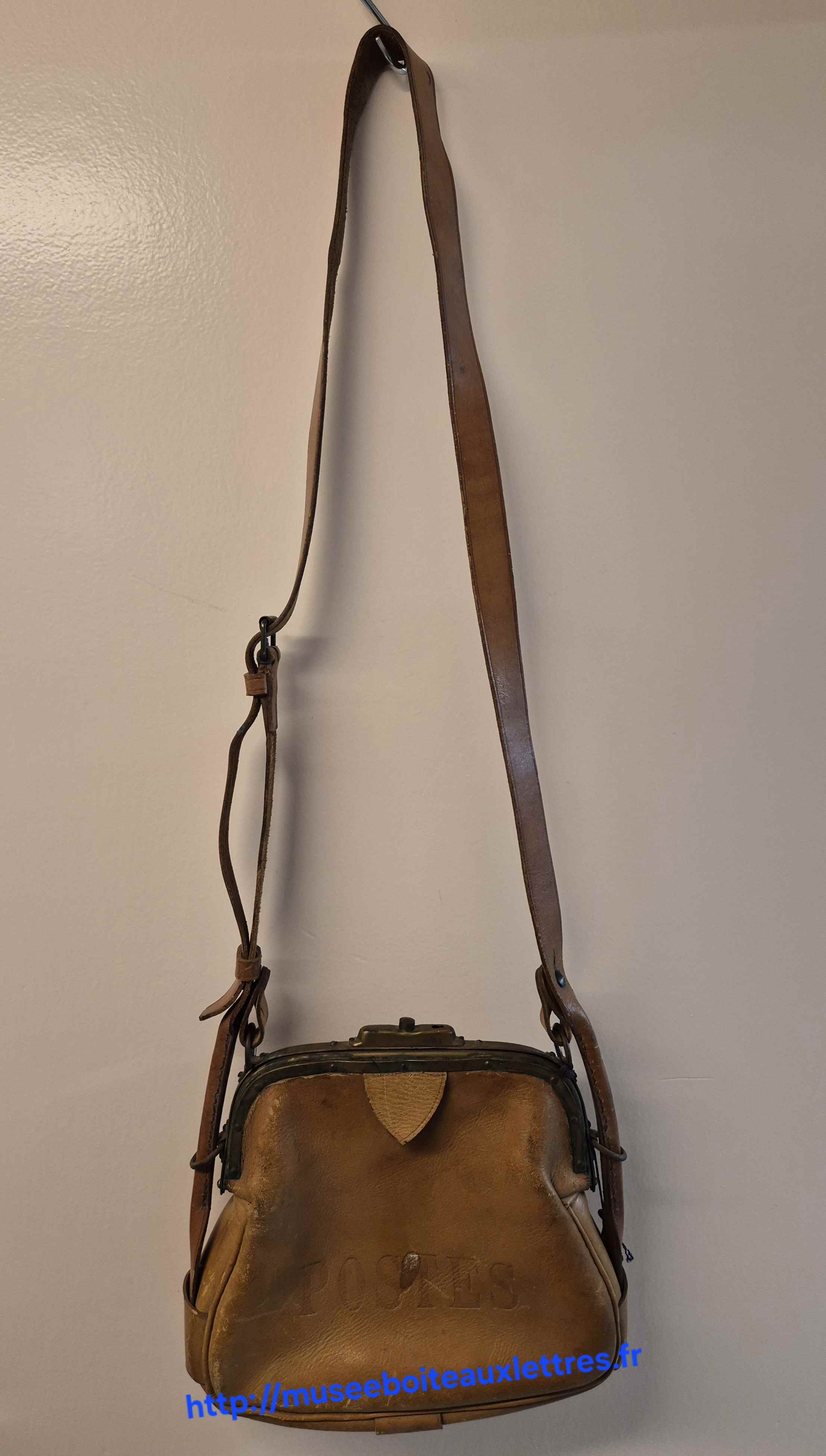 sacoche facteur la poste 1954