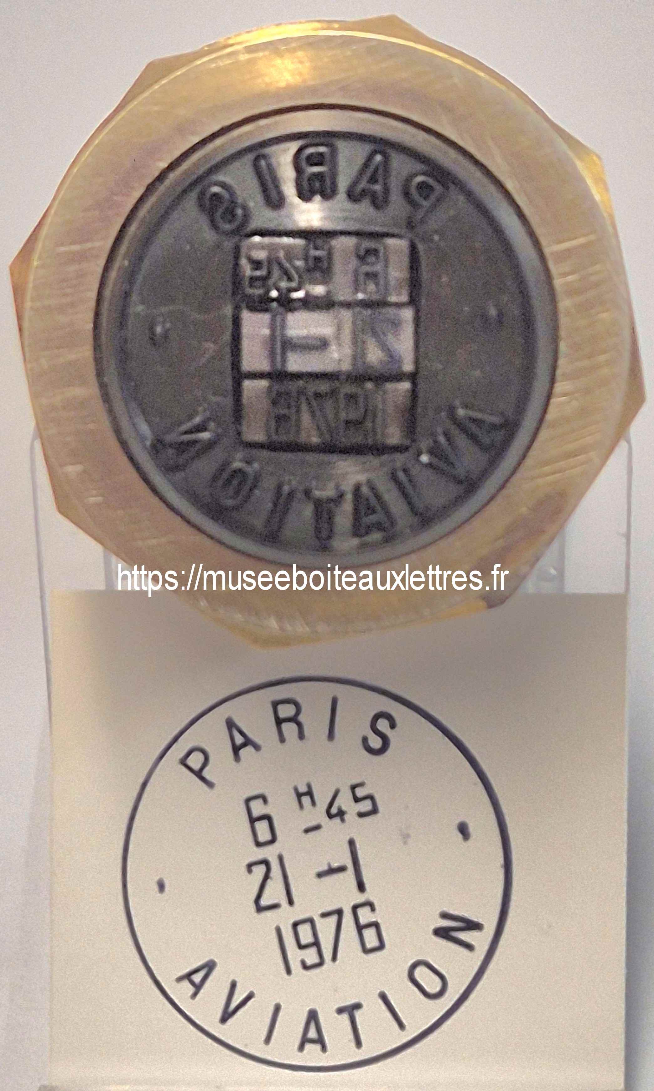 tampon PTT Concorde timbre à date