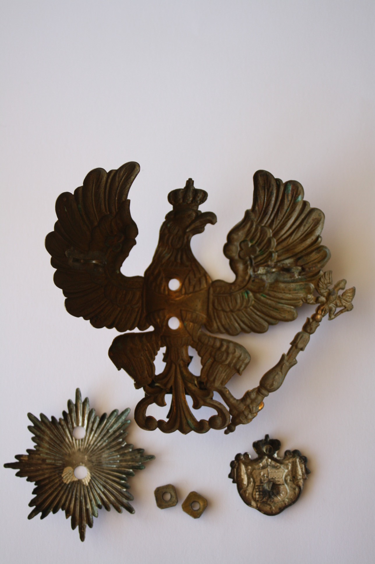 Detail plaque dos