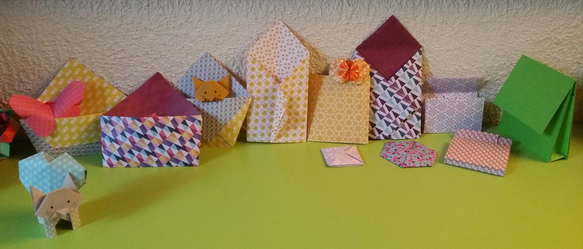 3 enveloppes 1€