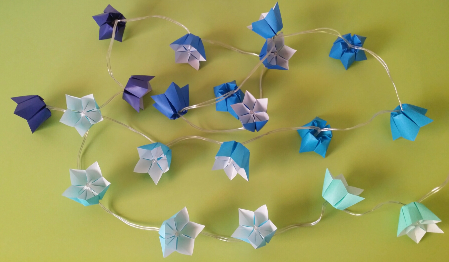 Guirlande lumineuse Gentiane 17€
(2m de long, 20 leds, piles fournies)