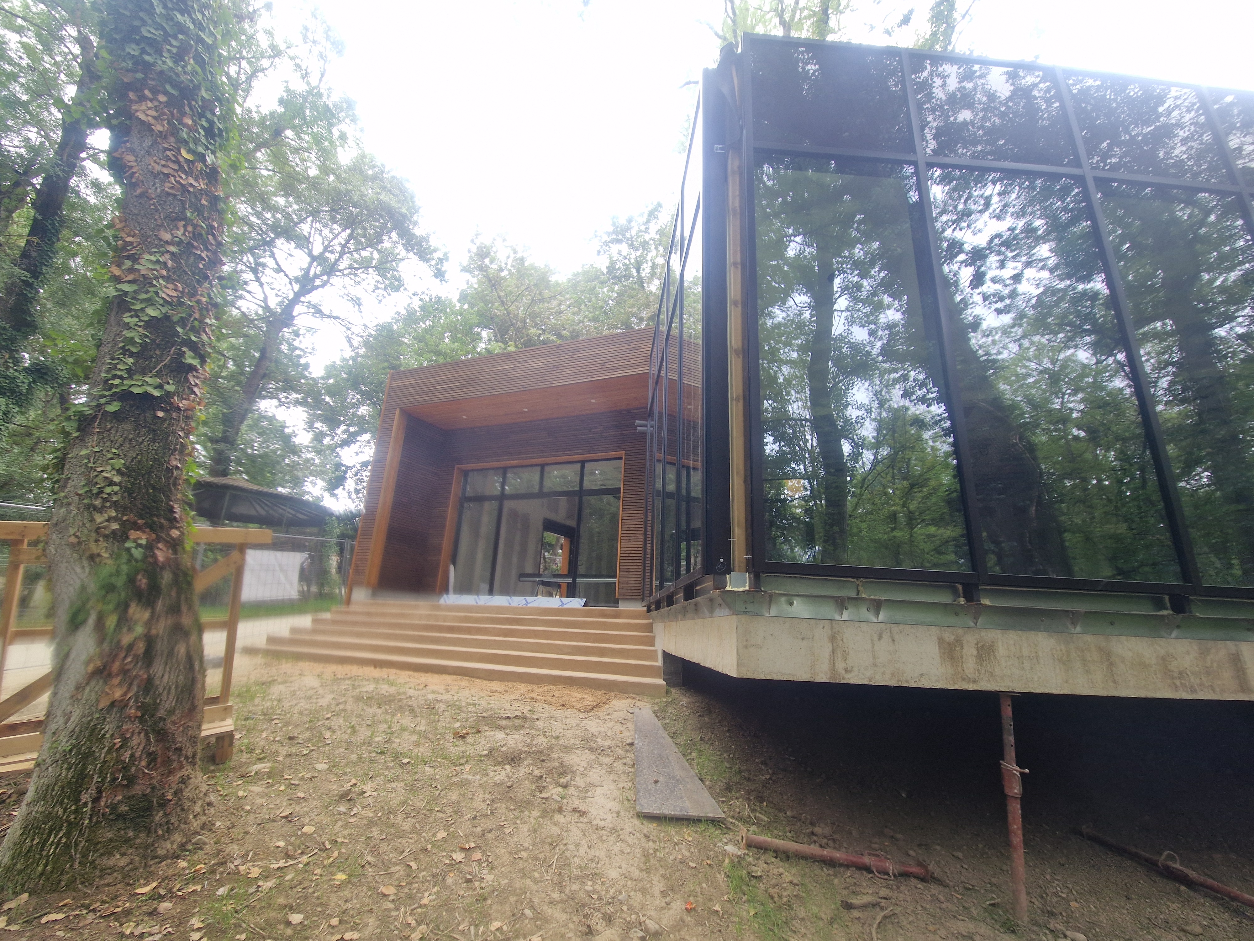 Construction ossature bois zoo 2