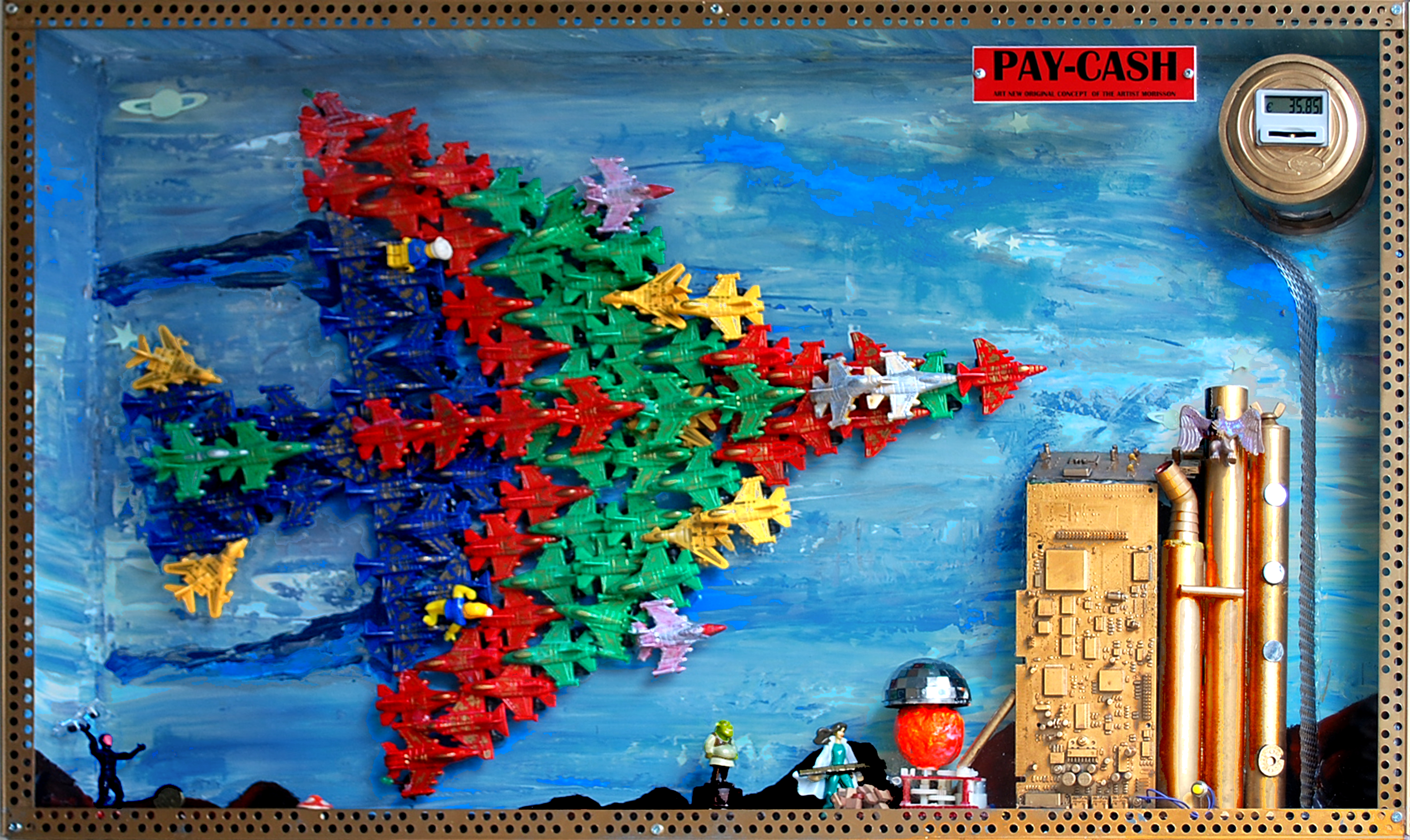 Morisson pay cash production 100x70x10cm