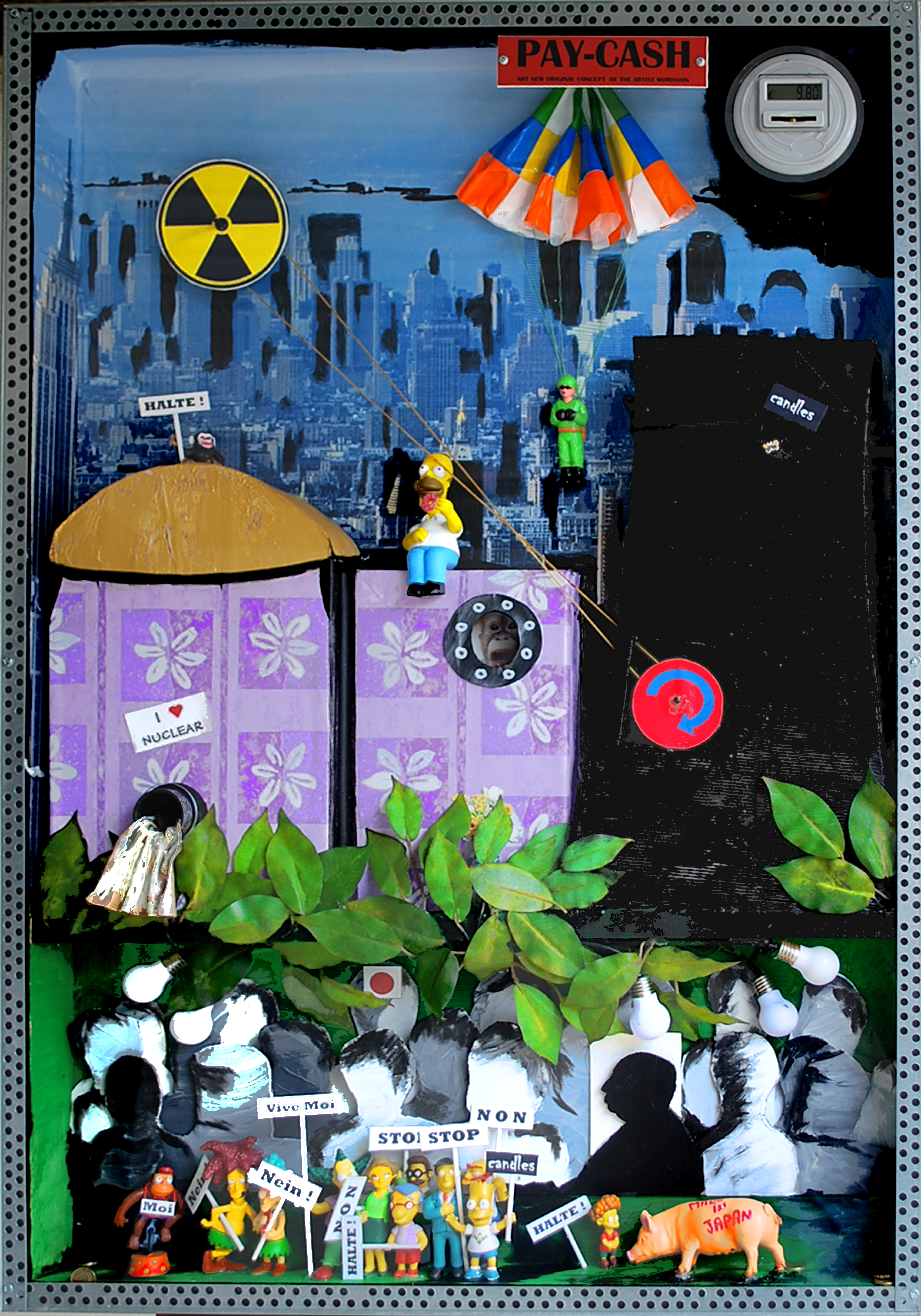 Morisson pay cash y love nuclear 110x70x10cm 