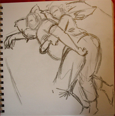 Isa et oliv croq