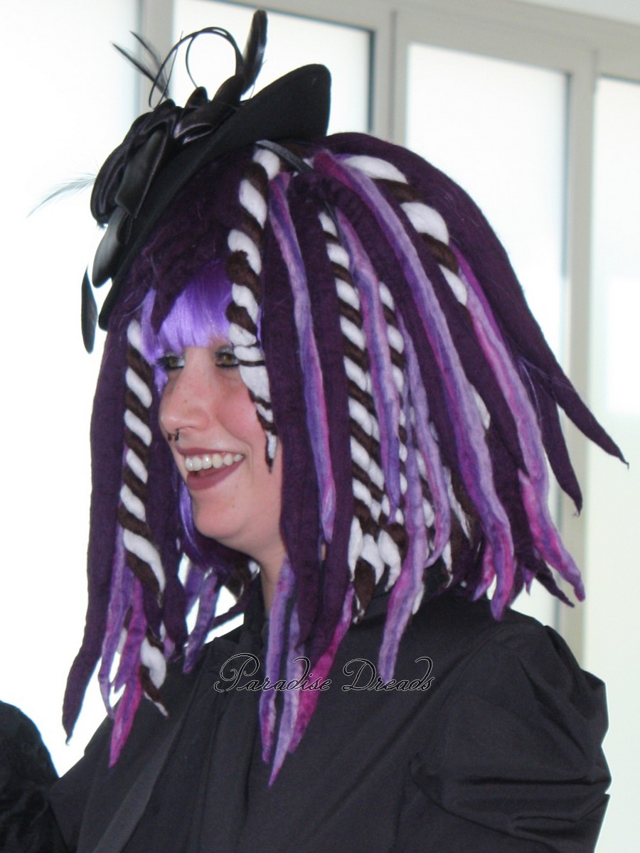 Perruque dreadlocks wool
