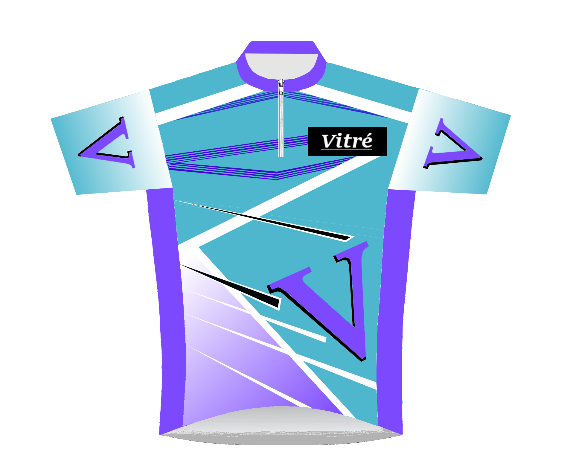 Maillot 2002 cyclo vitre mc face
