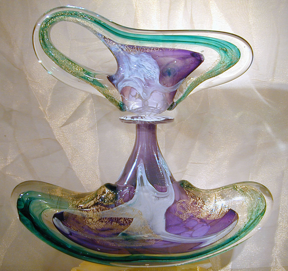 Flacon papillon bouchon perse violine