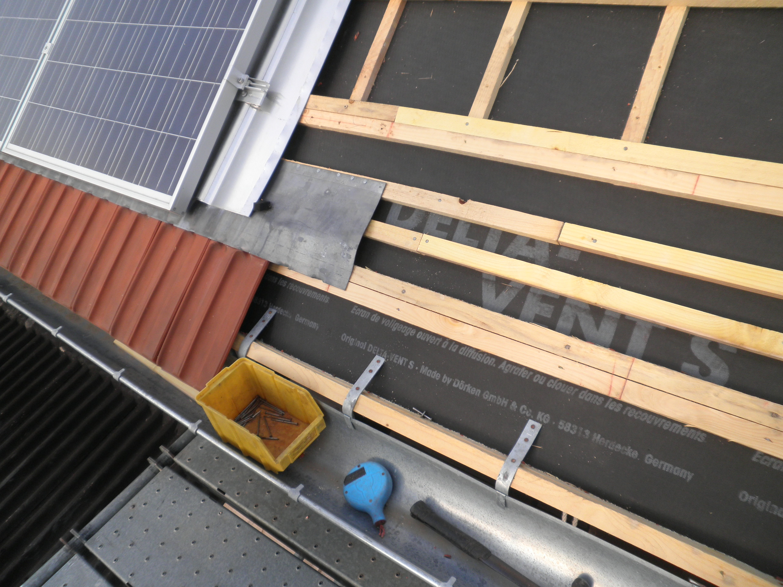 Photovoltaique etancheite bas versant