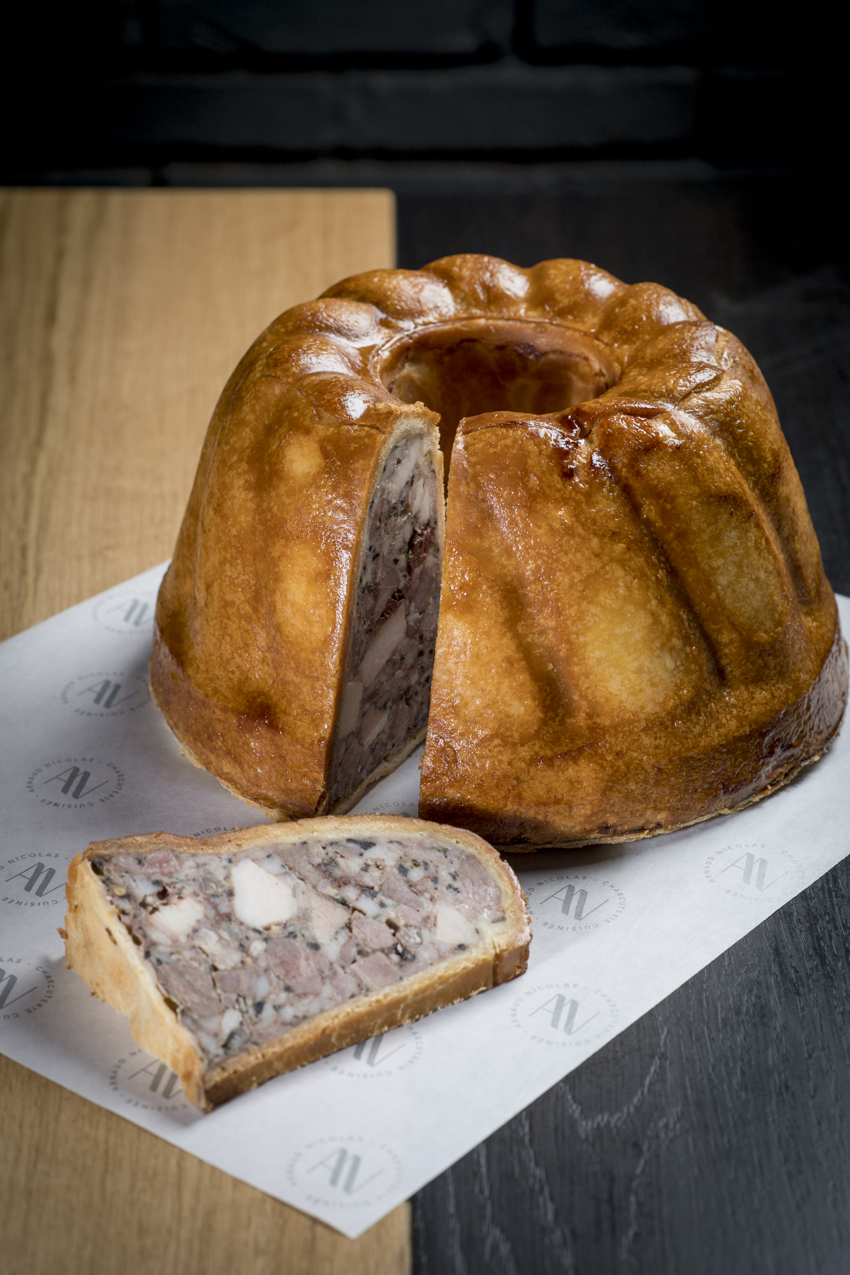 Arnaud nicolas pate en croute de cochon en couronne ou kouglof de cochon