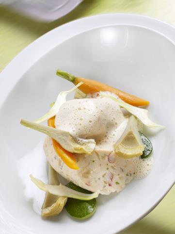 Arnaud nicolas paris boudin blanc de homard