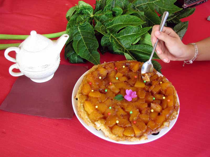Tarte tatin papaye bis