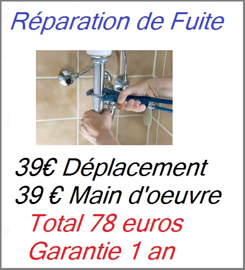 Réparation fuite d'eau Alfortville