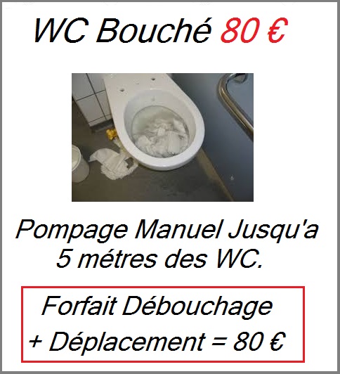 Débouchage wc Alfortville