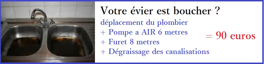 dépannage evier bouché issy les moulineaux