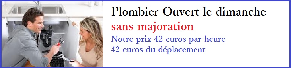 plombier dimanche 
