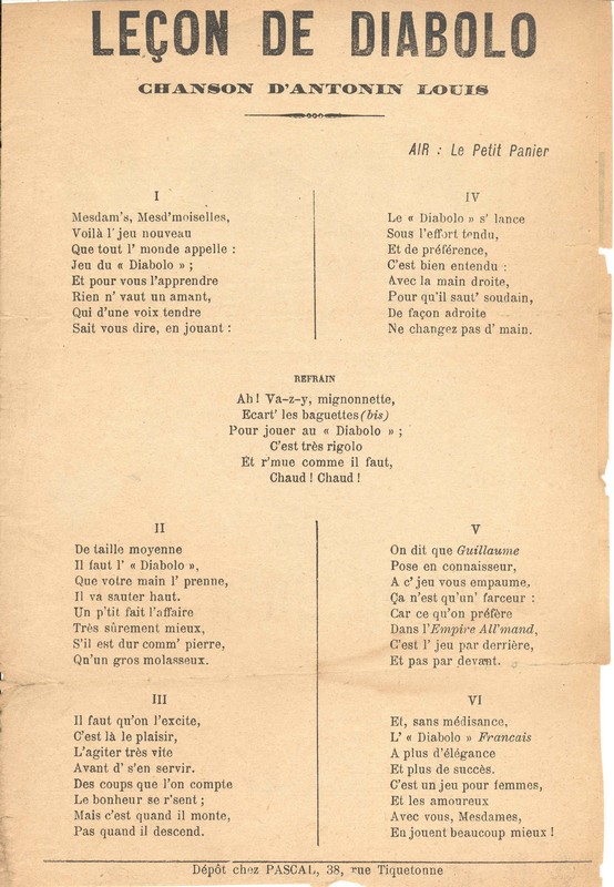 Lecon de diabolo 1 