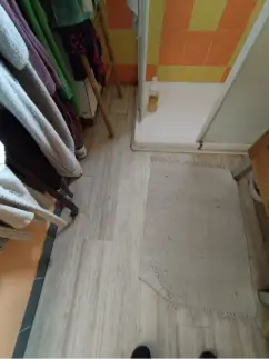 Renovation sol salle de bain a bouguenais