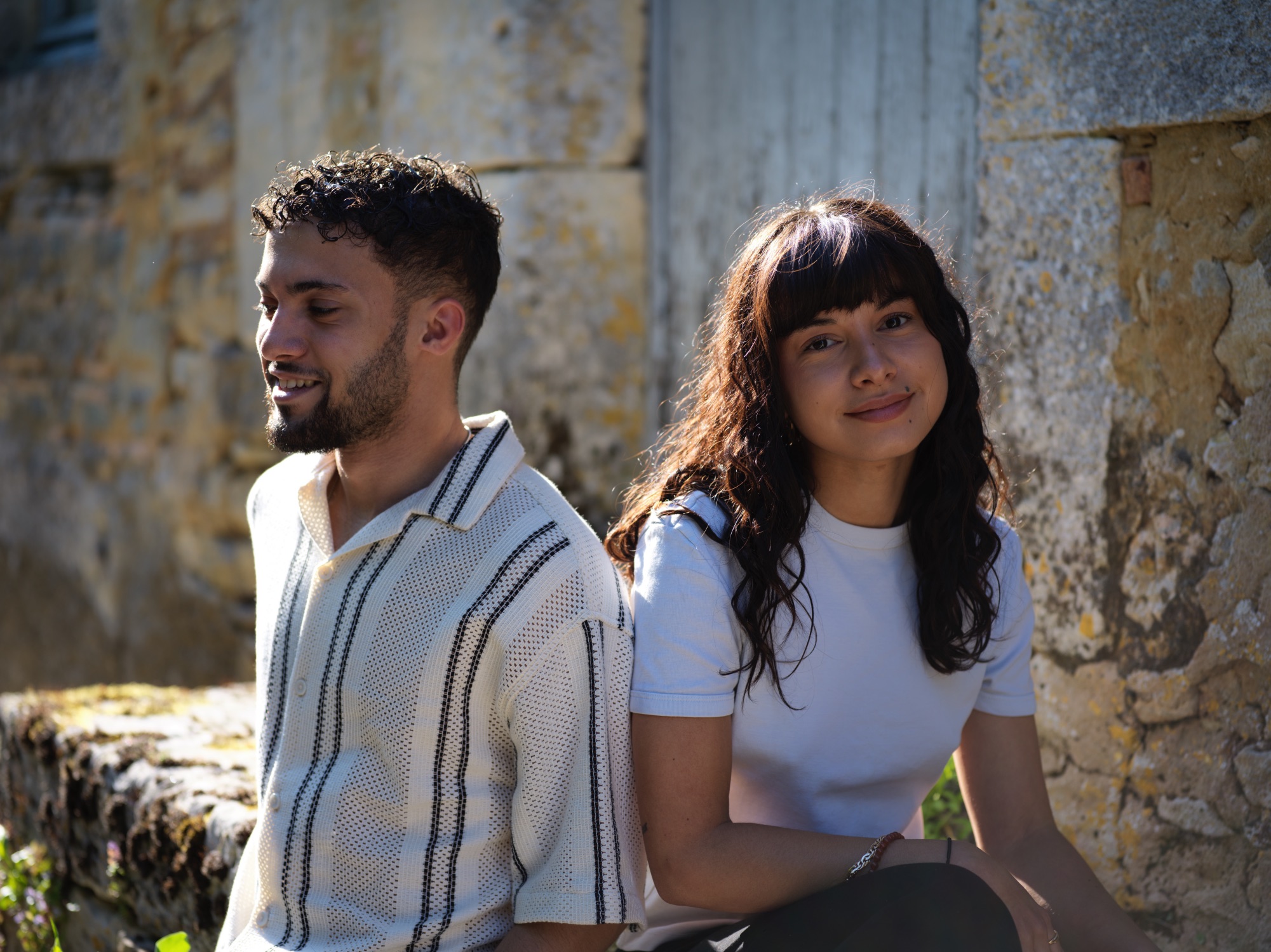 Photo de portrait exterieur emeline et clement studiophoto89