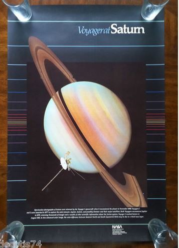 Voyager at saturn posters 1981 4 