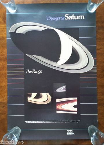Voyager at saturn posters 1981 5 