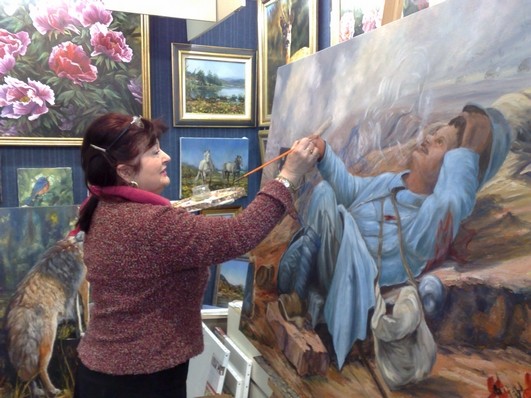 DANY dans son atelier