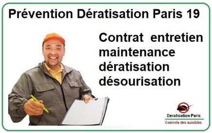Prévention Dératisation Paris 19