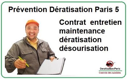 Prévention Dératisation Paris 5