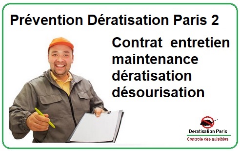 Prévention dératisation Paris 2
Contrat dératisation Paris 2