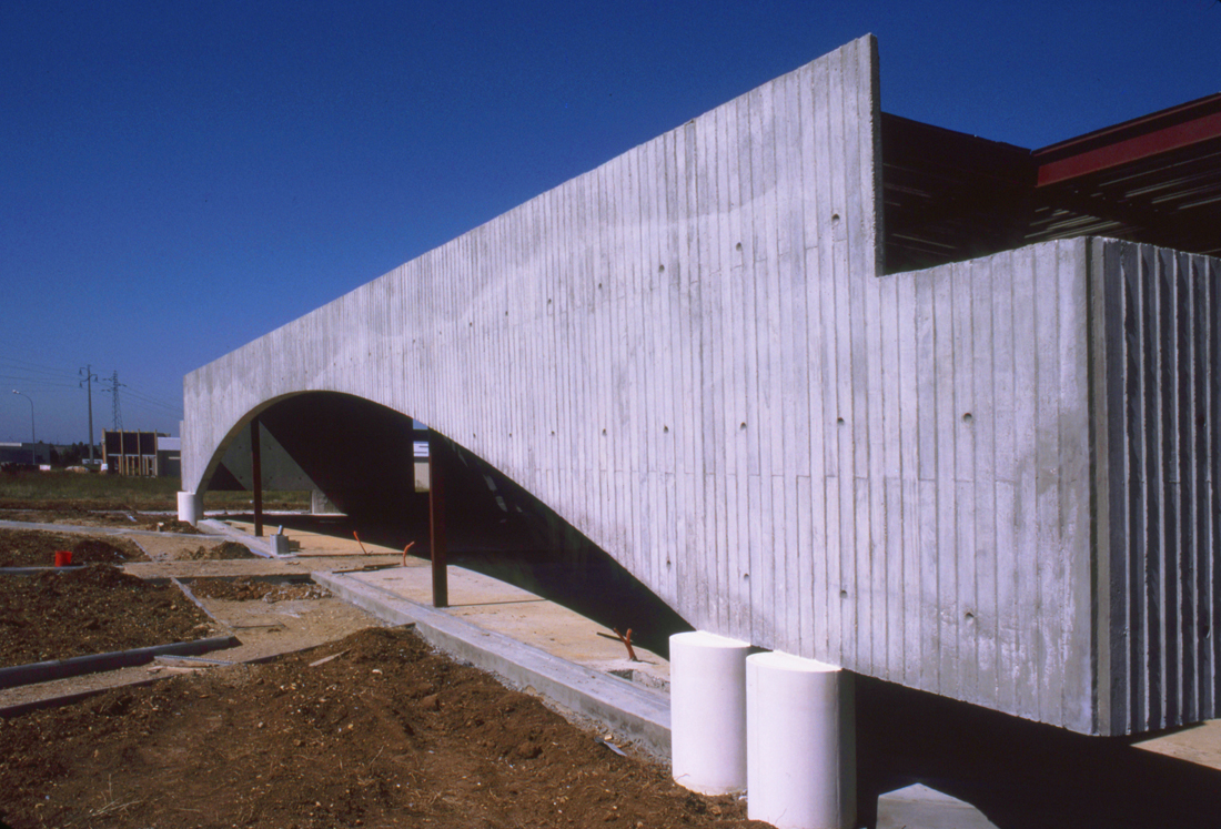 Brut beton angle rect w
