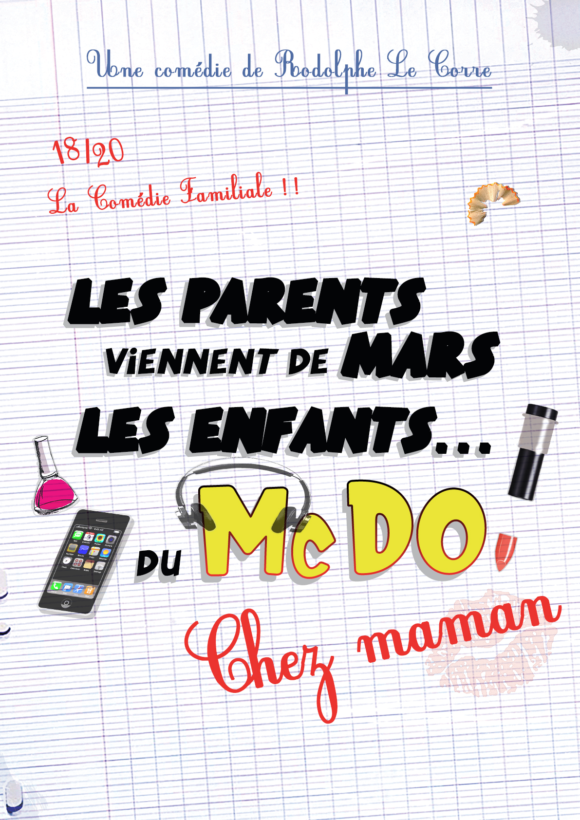 COMEDIE FAMILIALE 
3 ARTISTES  
8-9 ET 10 DECEMBRE 2023