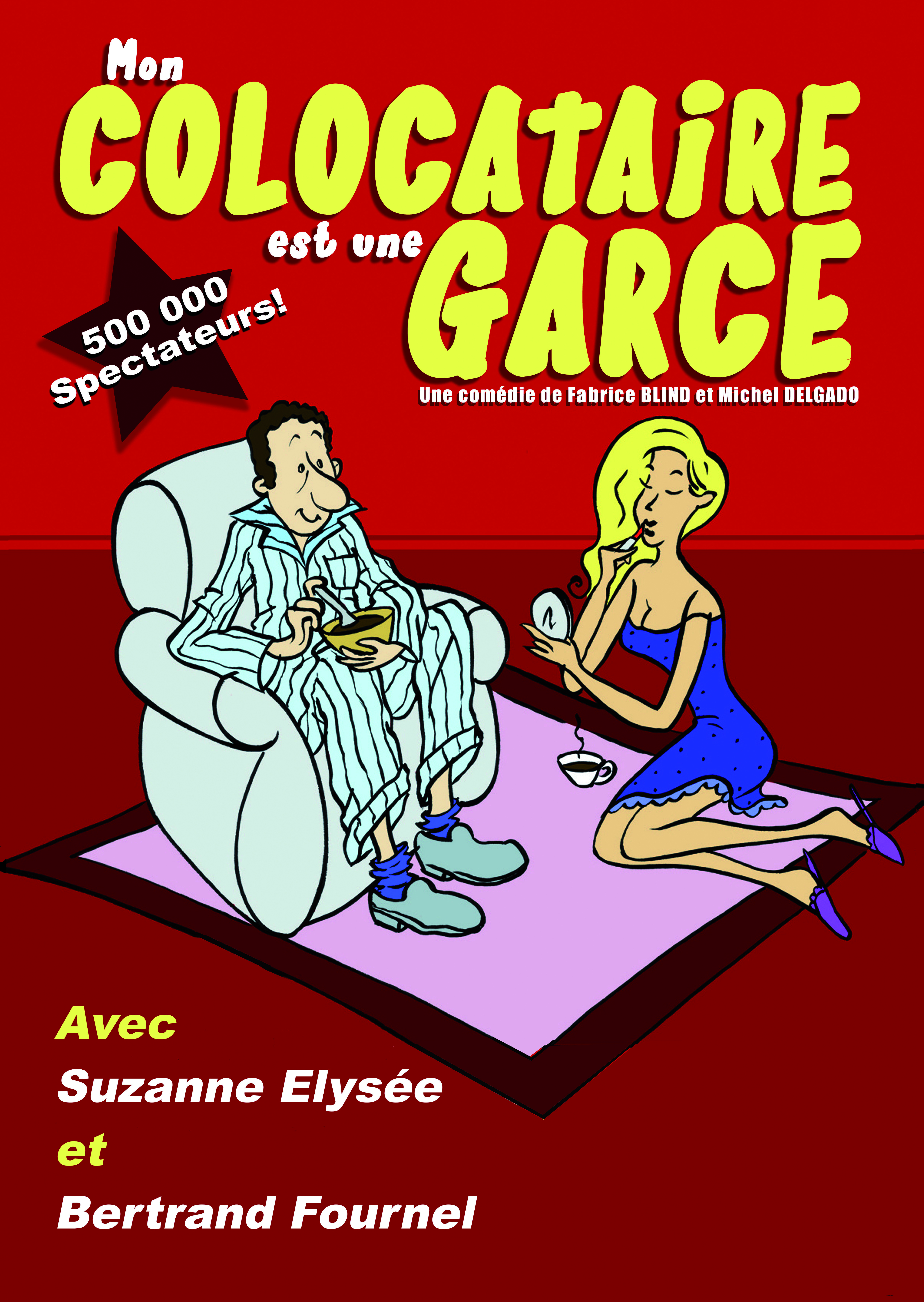Affiche mon colocataire est une garce