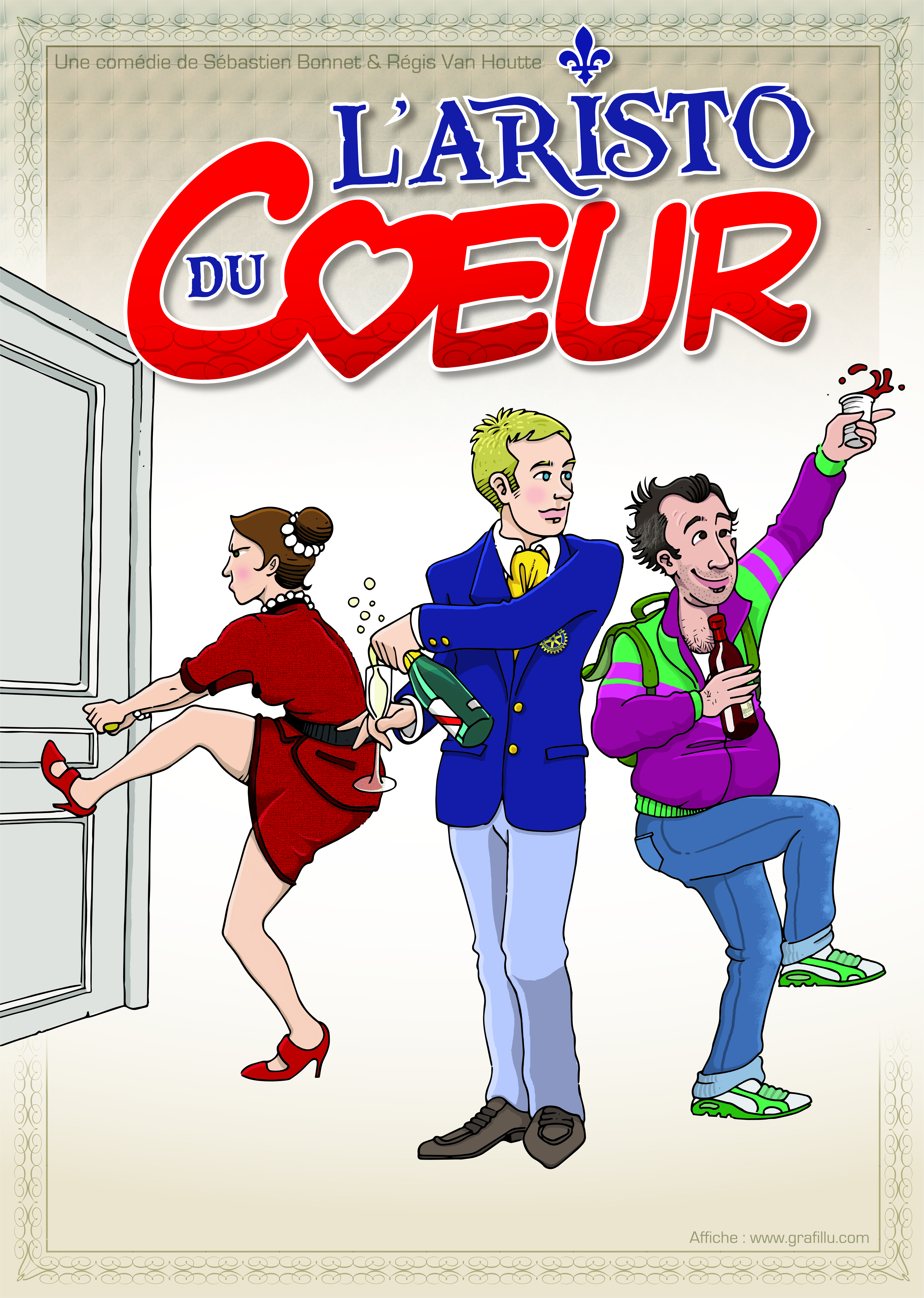 L Aristo du coeur Affiche A6 vierge