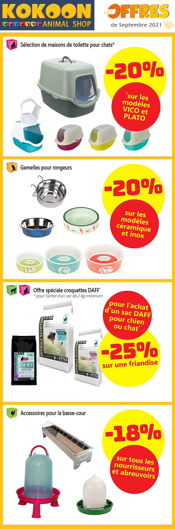 Marsac : offres de septembre