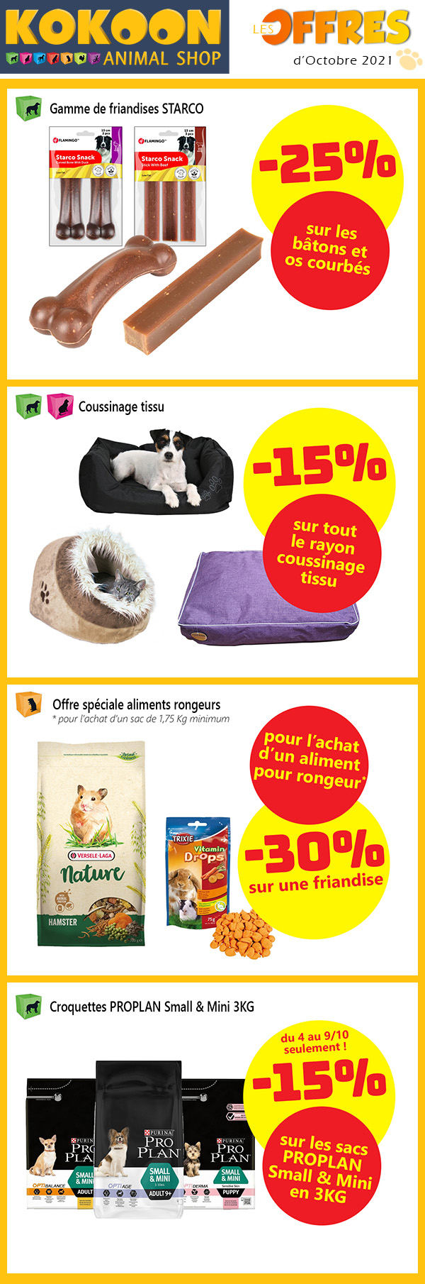 Marsac : promos octobre