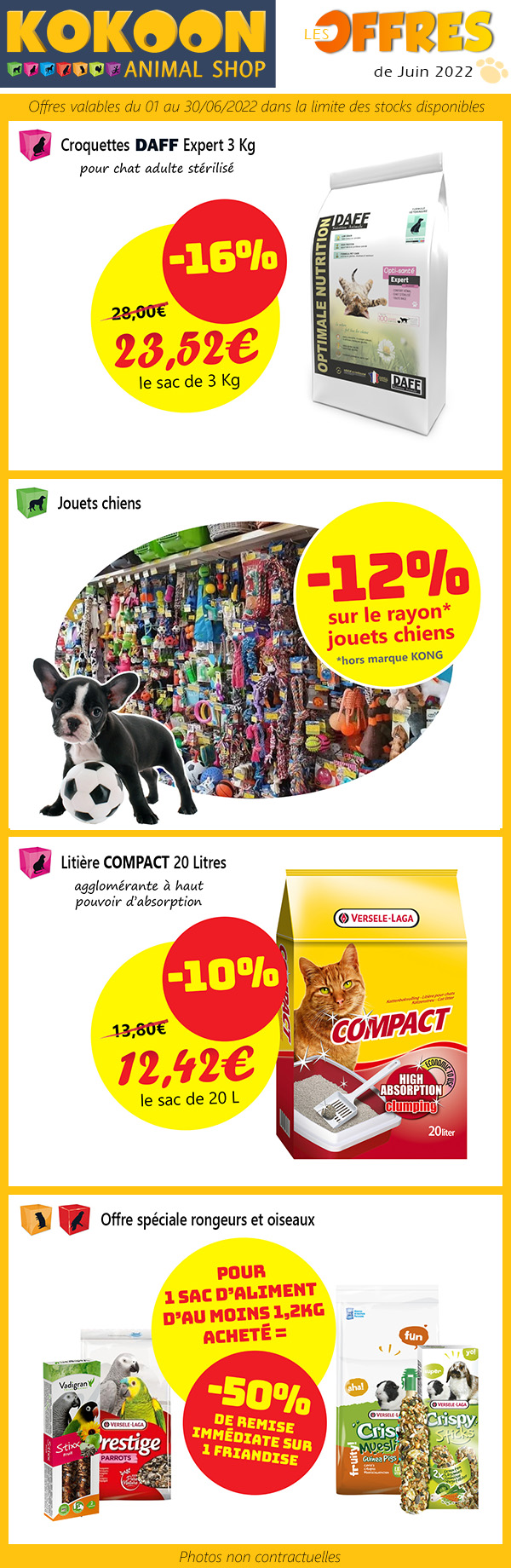 Marsac : promos juin