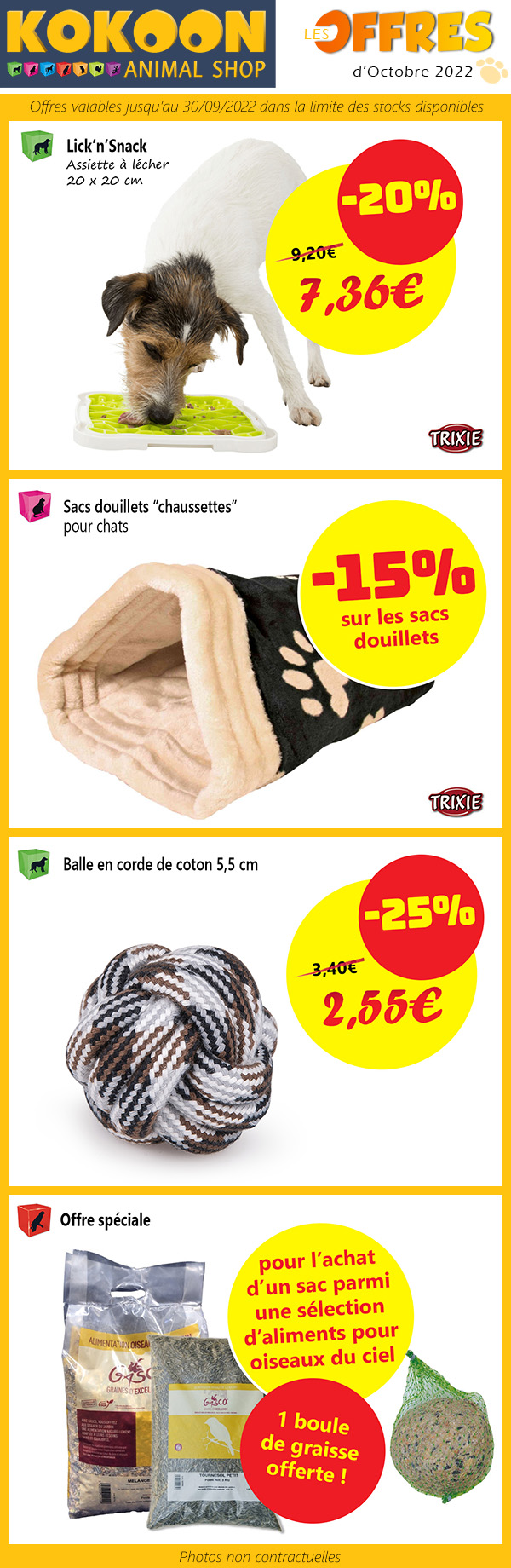 MARSAC promos d'octobre