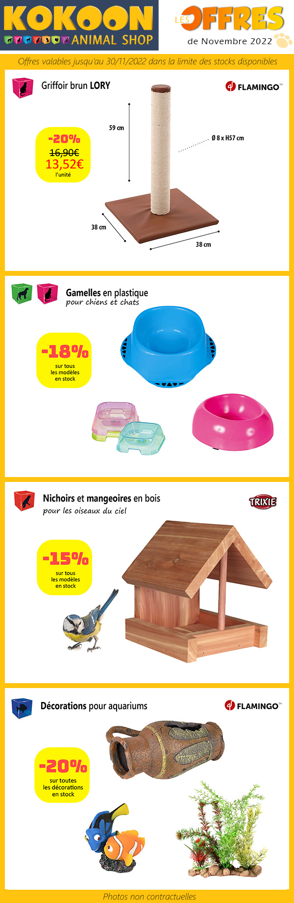 MARSAC promos novembre