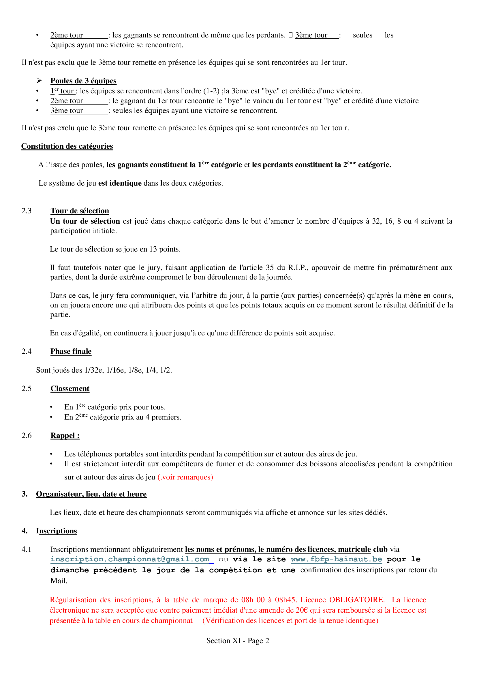 2 championnat hainaut ete