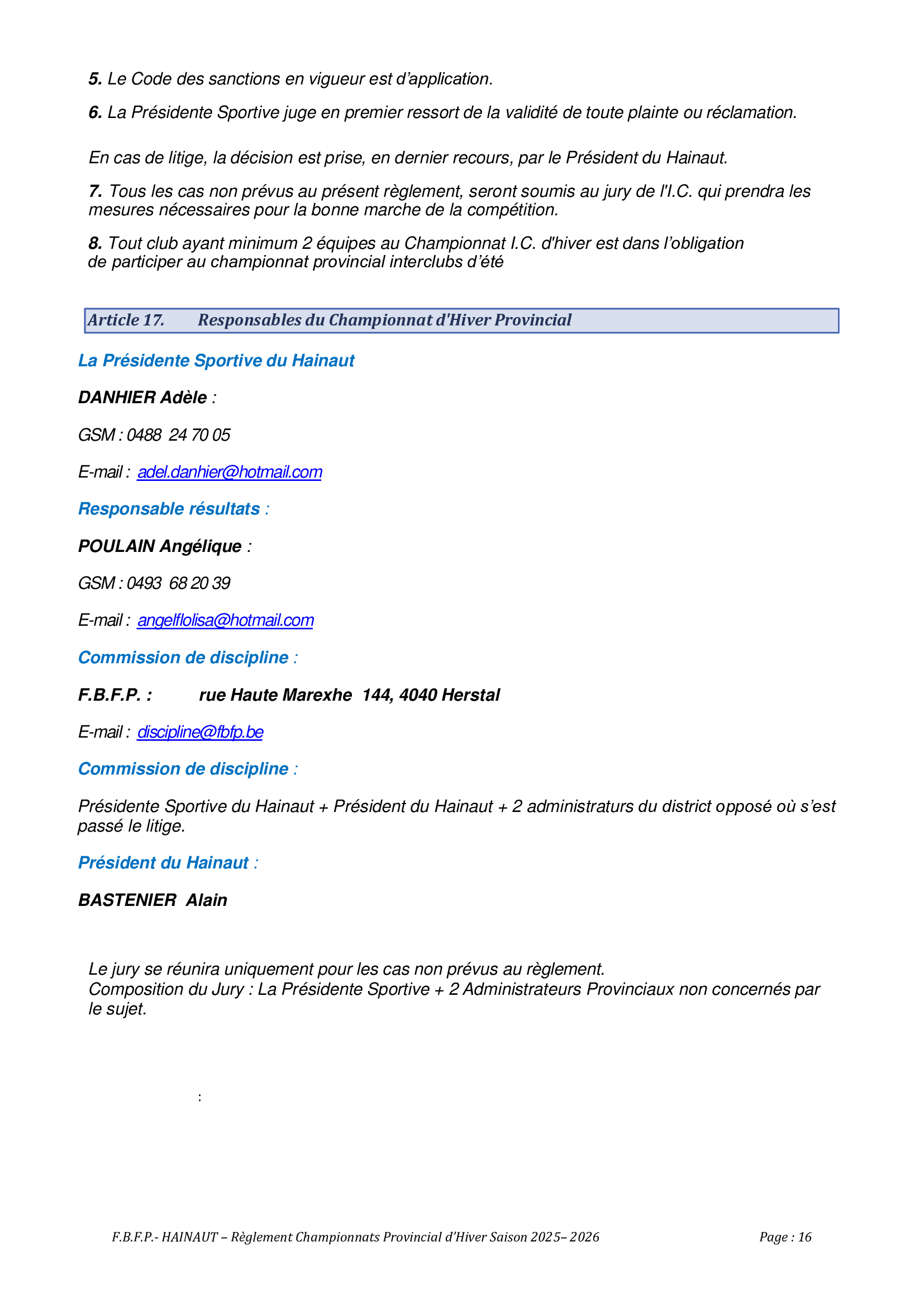 Reglement ic page 16