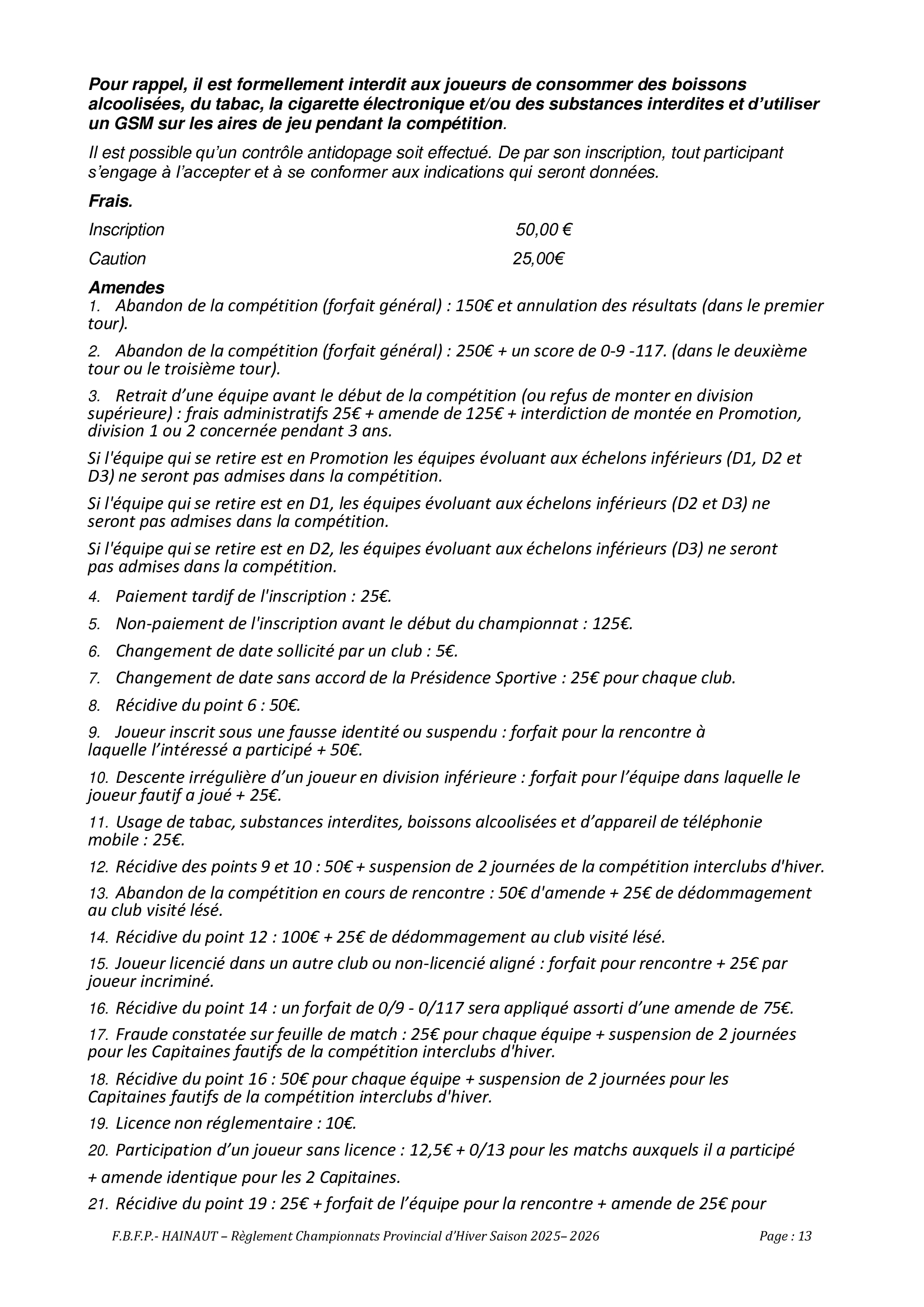 Reglement ic page 13