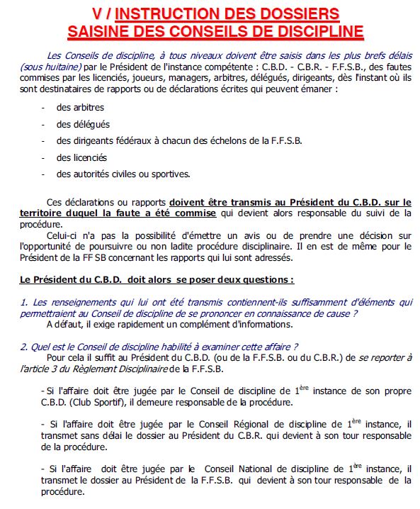 Deroulement p6