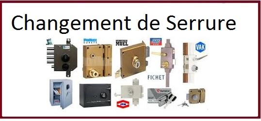 Changement serrure