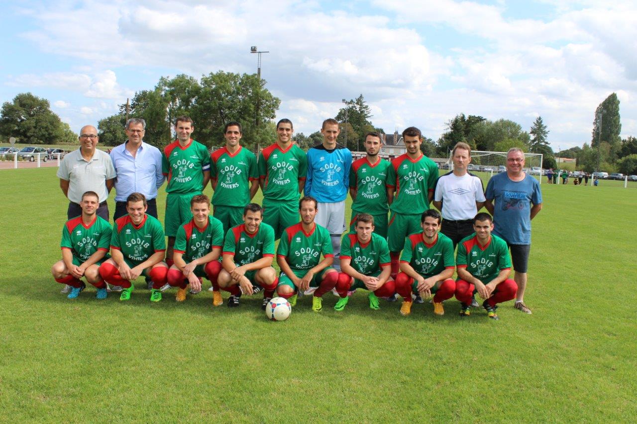 Equipe fanion 1er match en pl le 06 09 2015