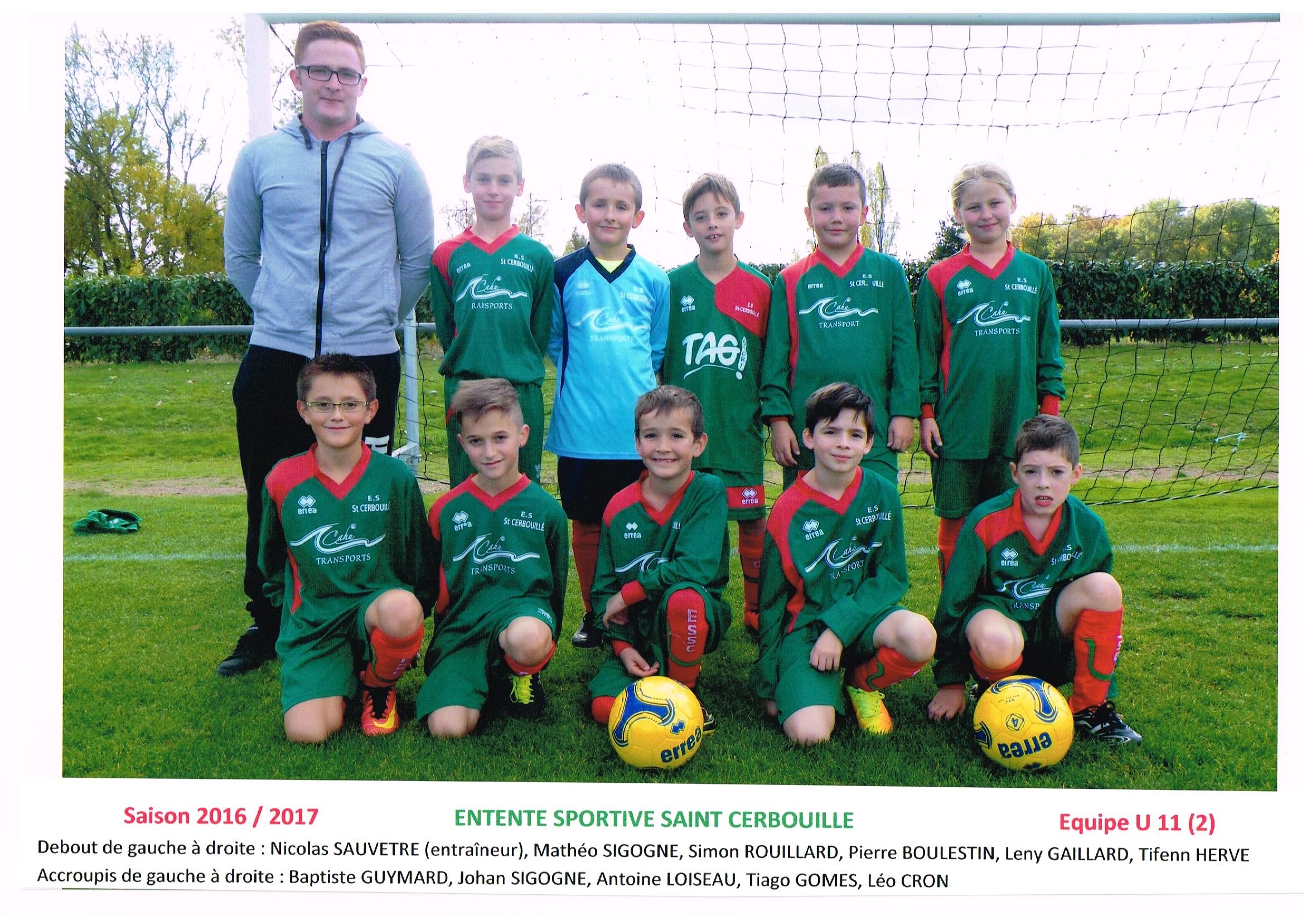 Equipe u 11 b 2 
