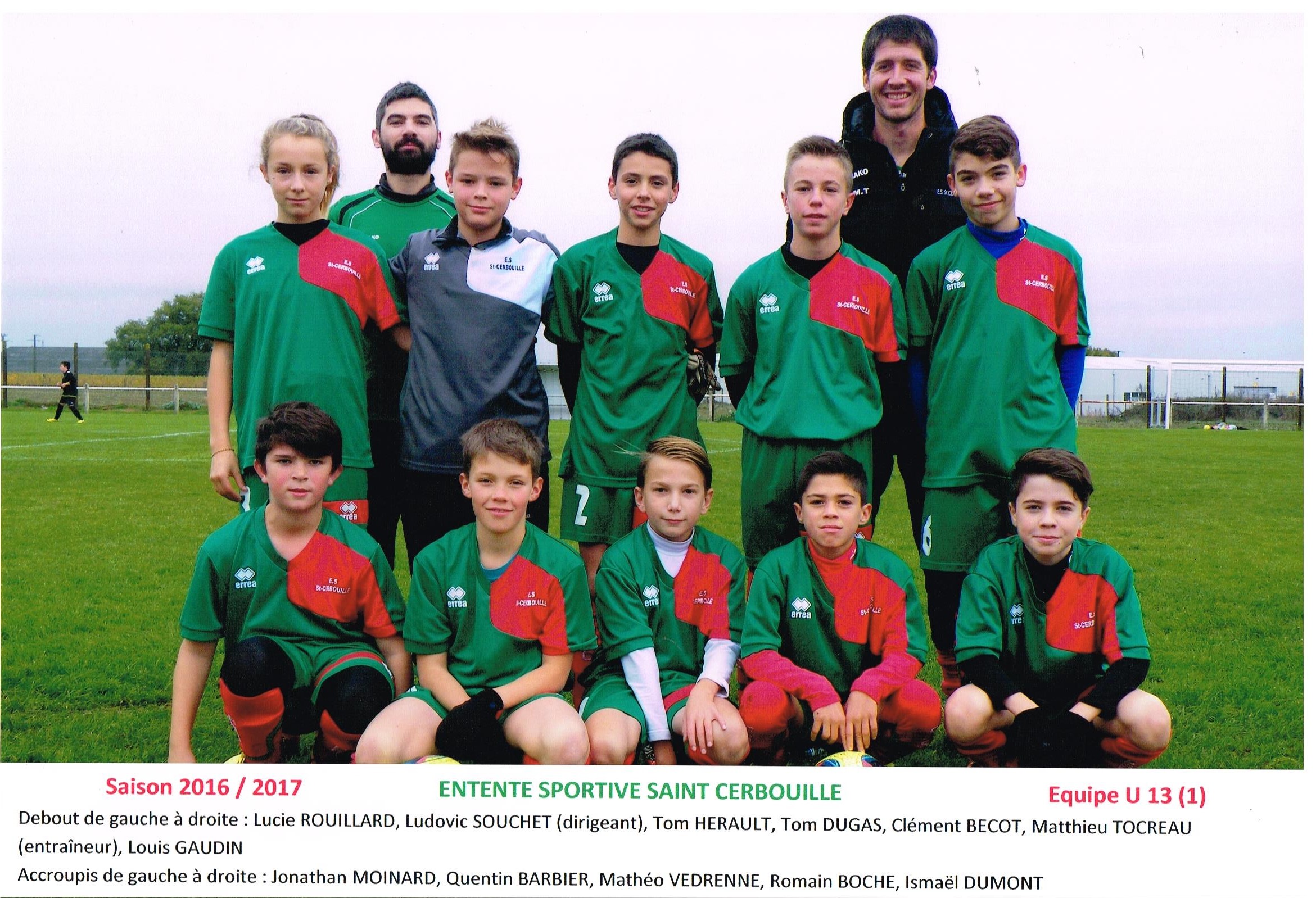 Equipe u 13 a 2 