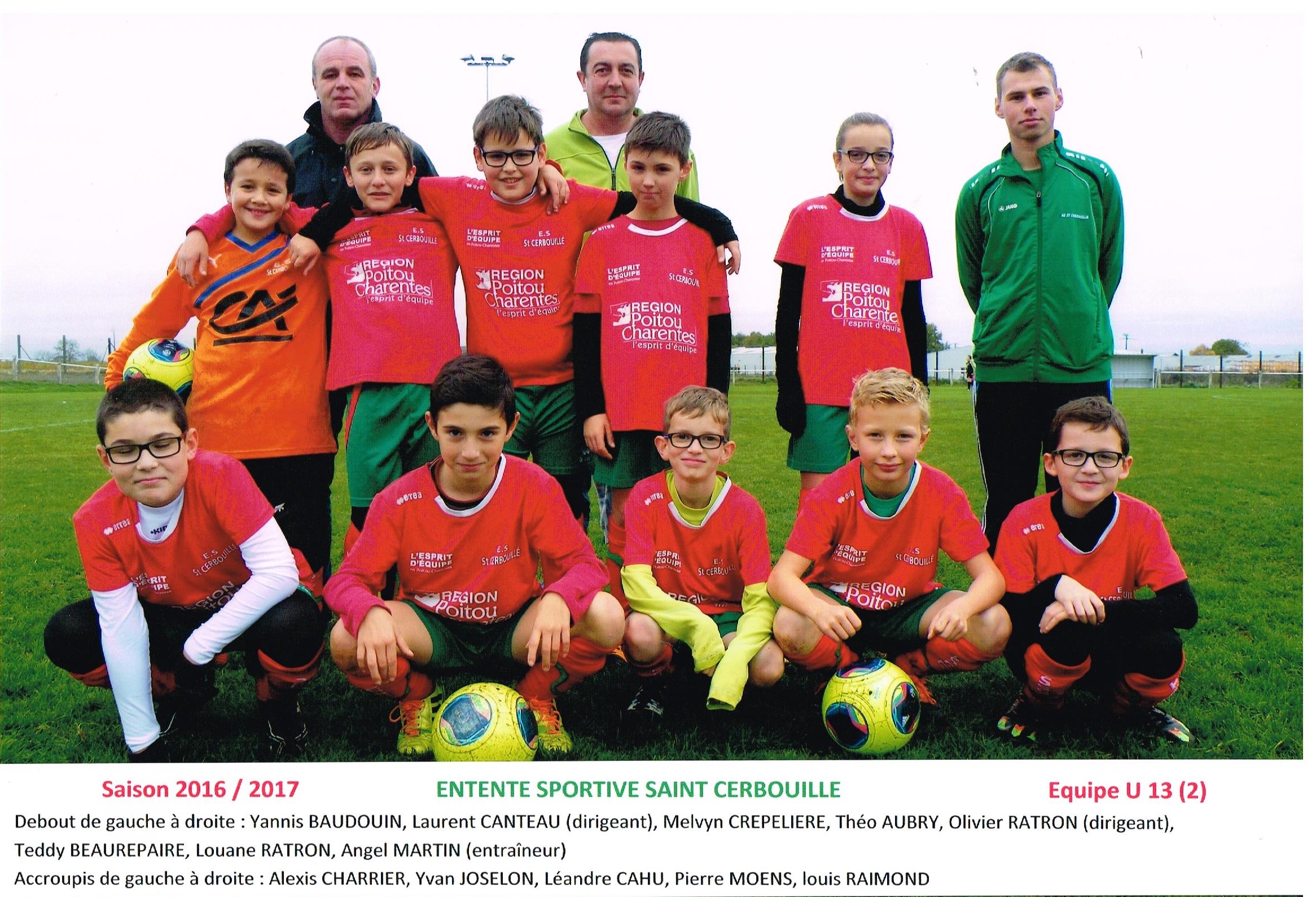 Equipe u 13 b 2 