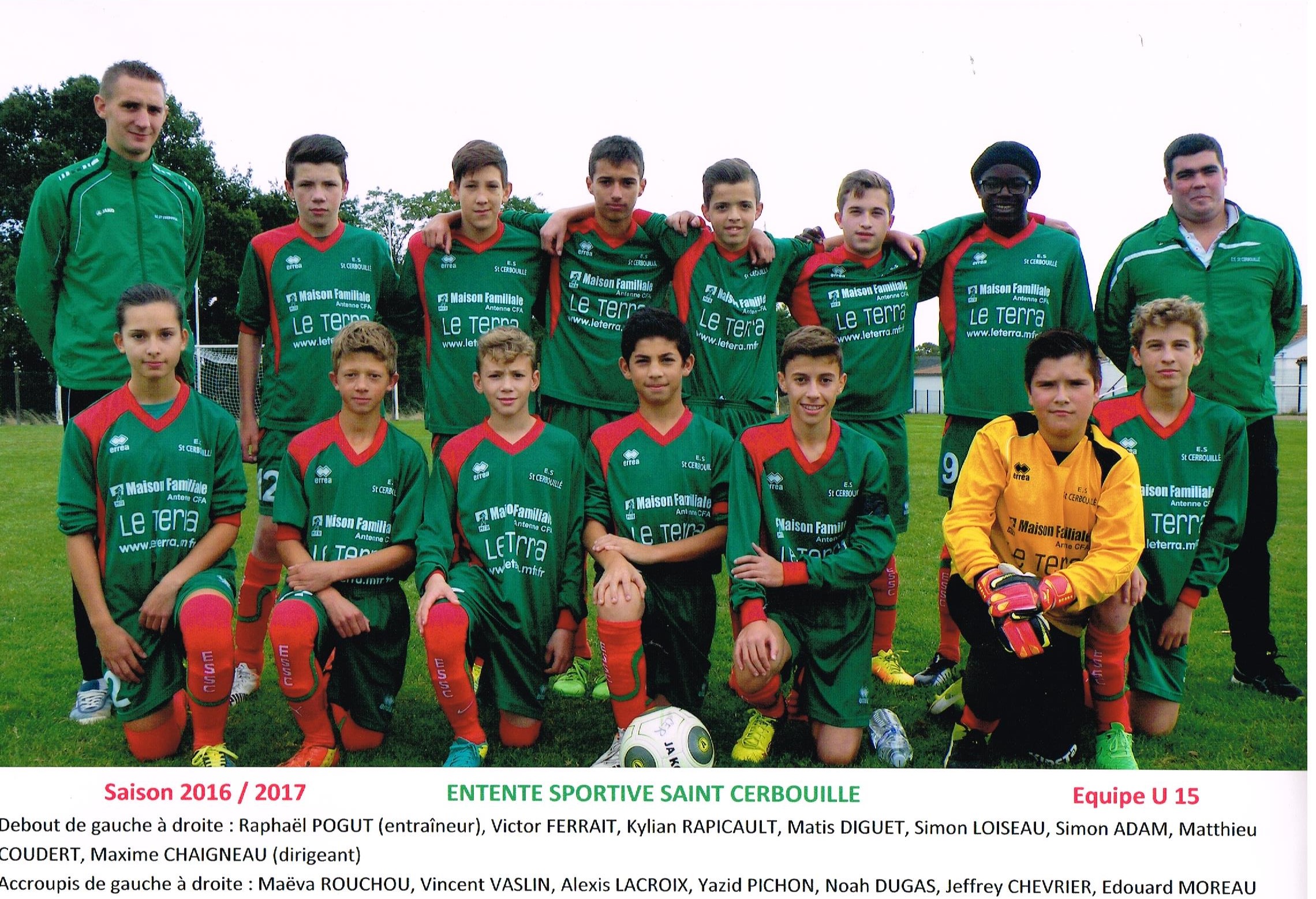 Equipe u 15 2 
